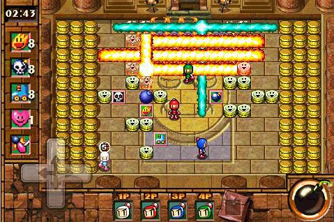 Toque de Bomberman: Festa vulcânica em português