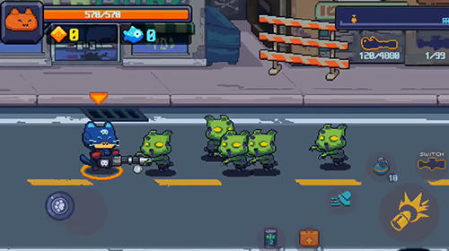 Street heroes: Super Kat man beat zombie скриншот 1