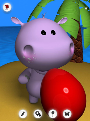 Talking baby hippo for iPhone for free