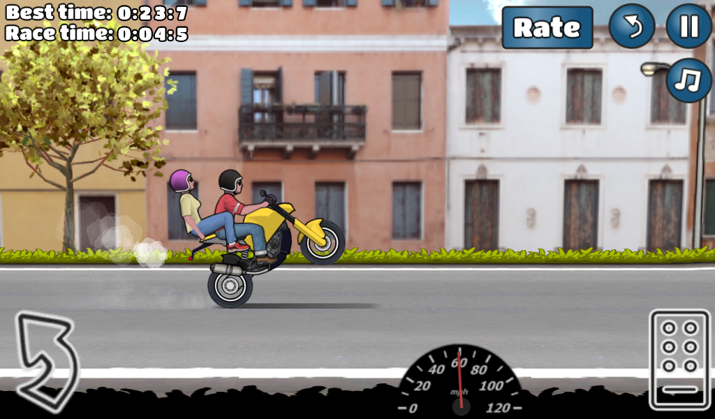 Wheelie Challenge captura de pantalla 1