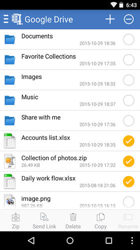 Приложение WinZip архиватор для Android