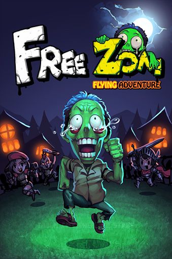 logo FreeZom: Aventura voando de zumbis