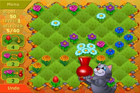 Flower garden: Logical game