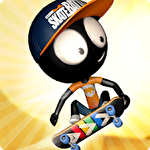 Stickman skate battle icono