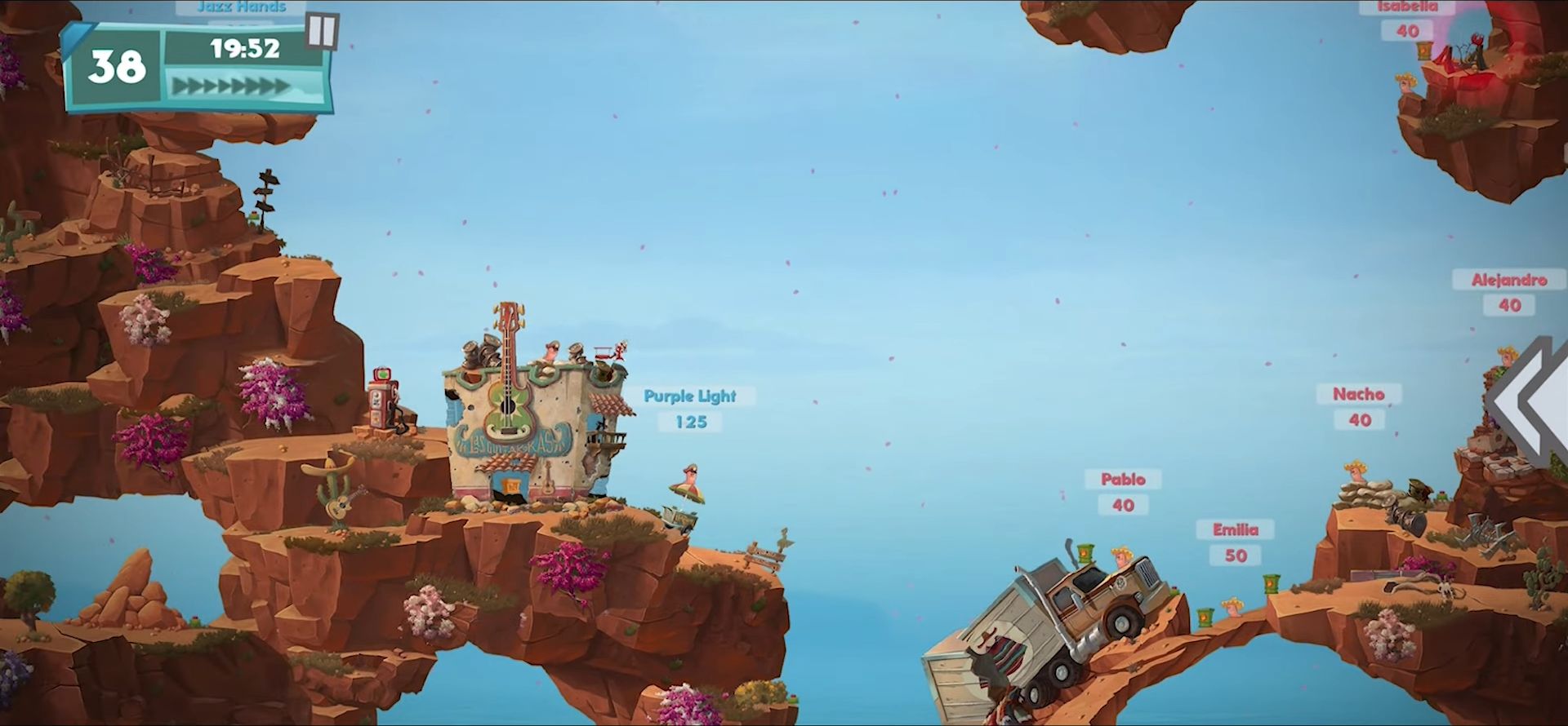 Worms W.M.D: Mobilize captura de pantalla 1