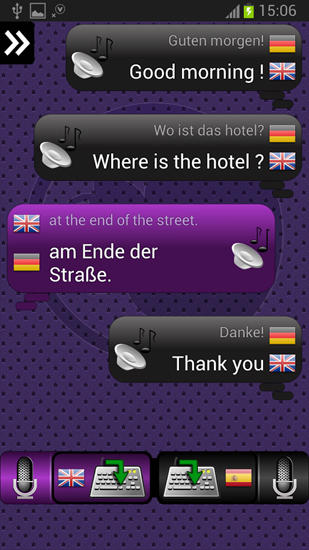 Application Android Traducteur des conversations