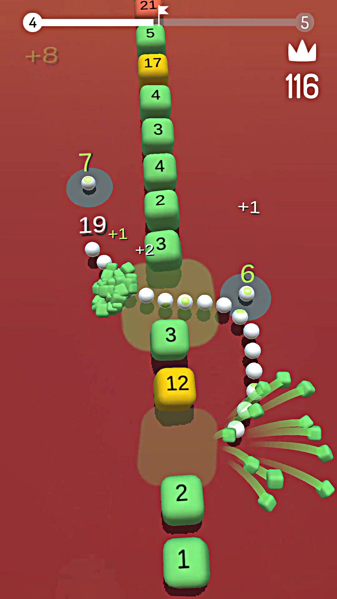 Snake Balls vs Blocks 3D для Android