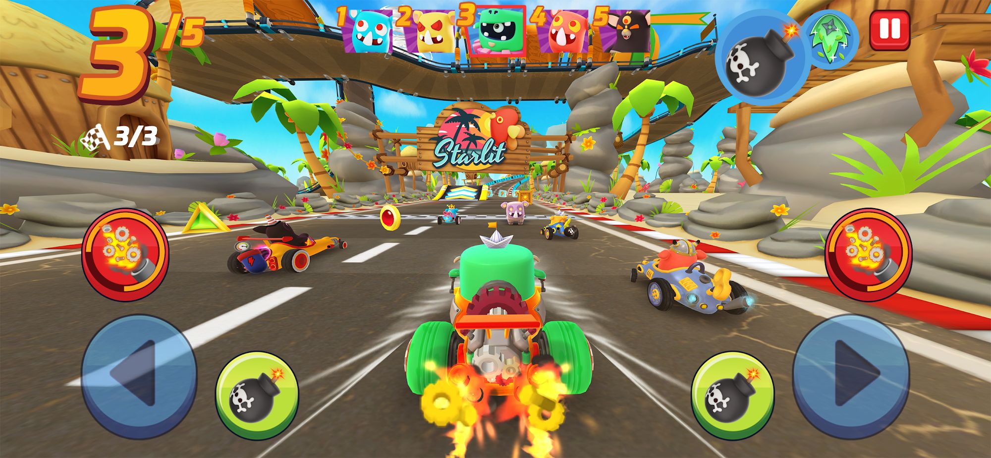 Starlit Kart Racing für Android