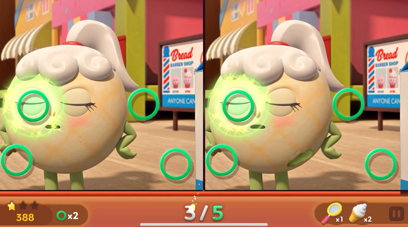 Bread Barbershop Differences screenshot 1