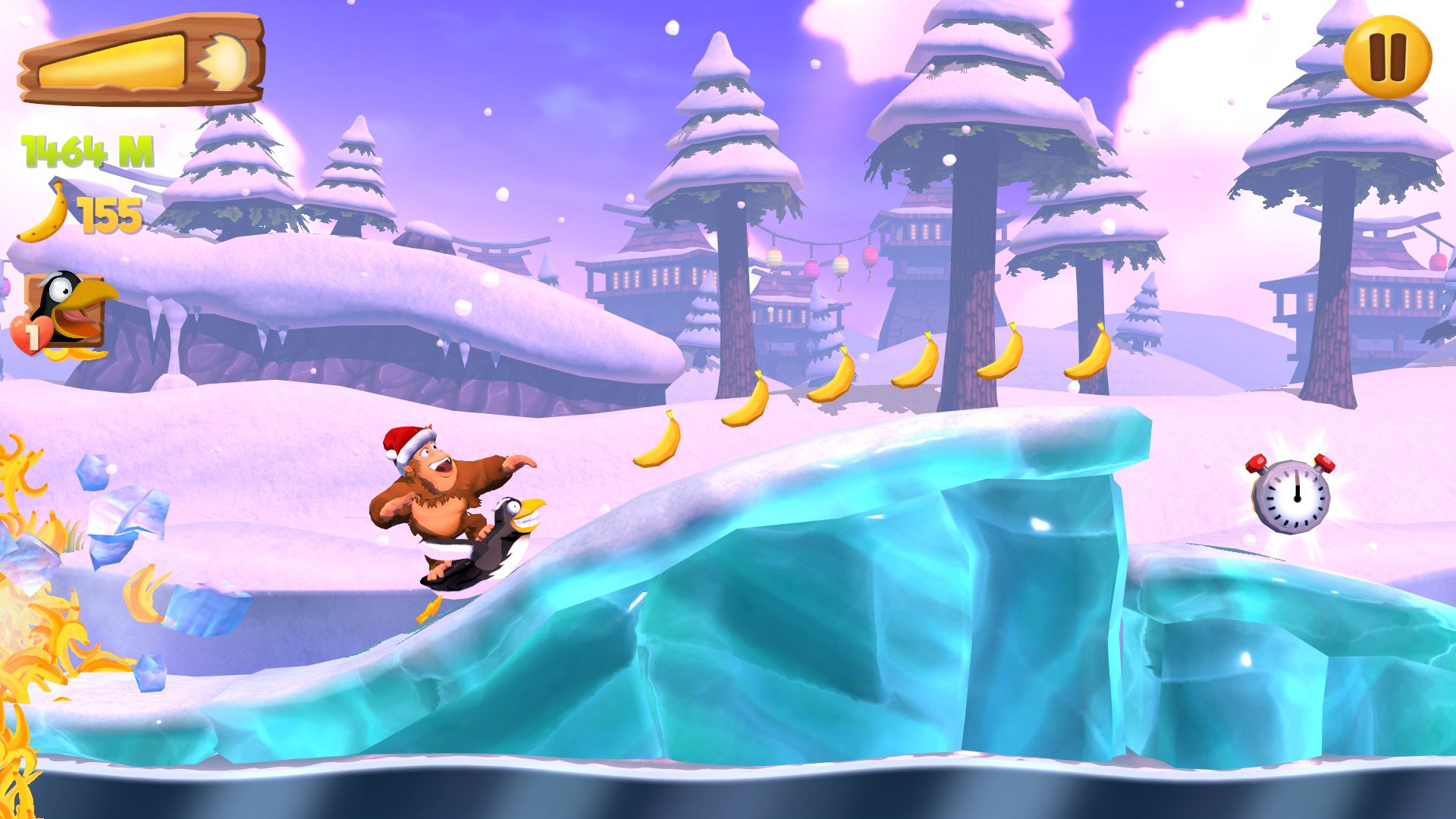 Banana Kong 2: Running Game captura de pantalla 1