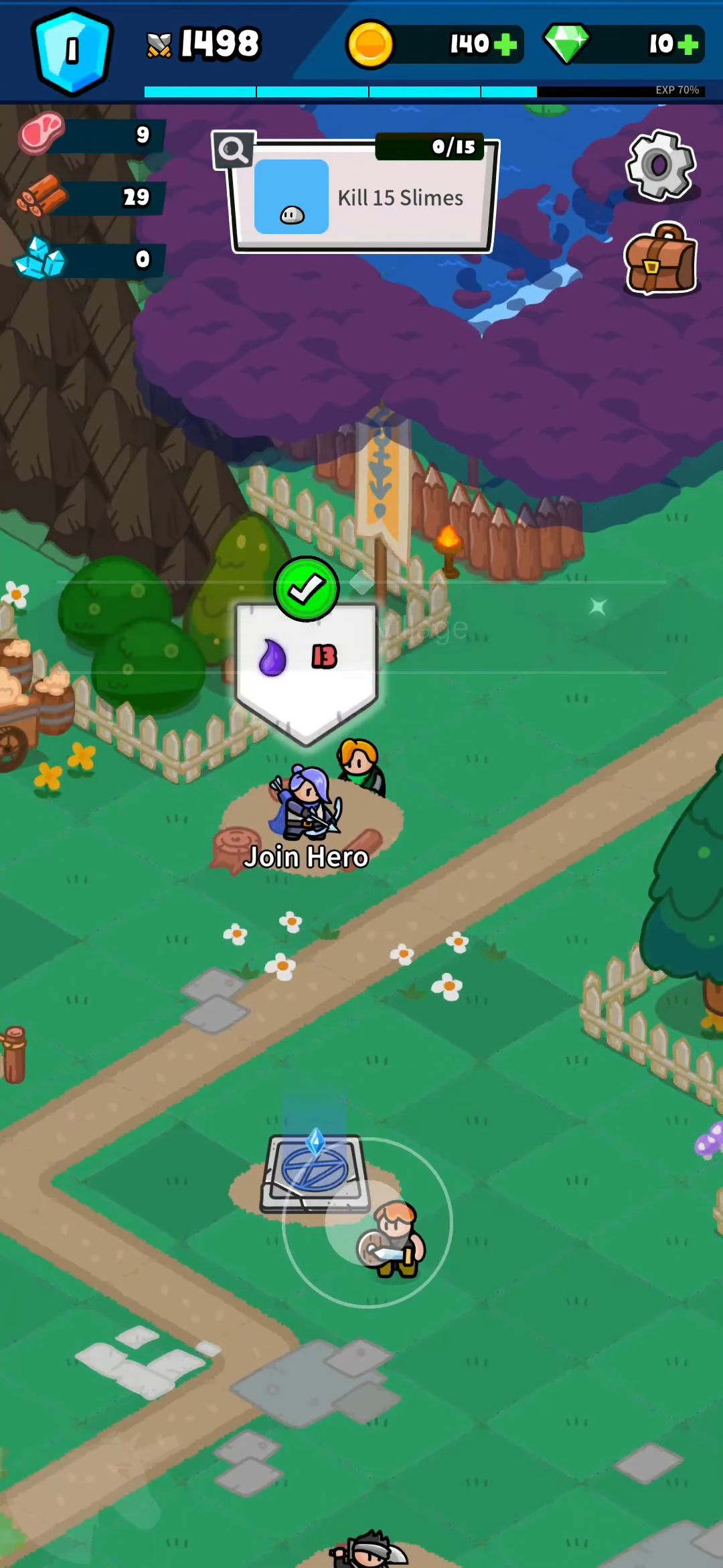 Rumble Heroes : Adventure RPG pour Android