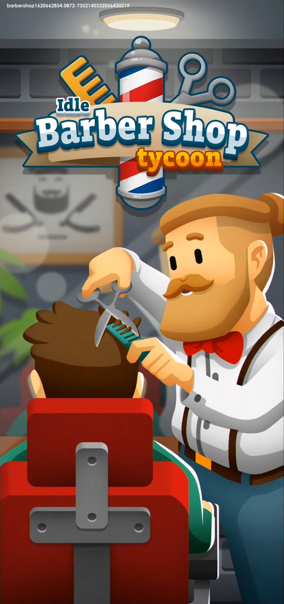 Idle Barber Shop Tycoon - Business Management Game captura de pantalla 1