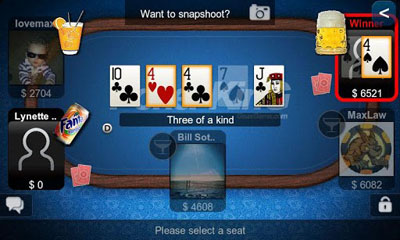 Texas Hold'em Poker captura de pantalla 1