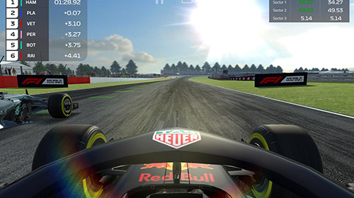 F1 mobile racing screenshot 1