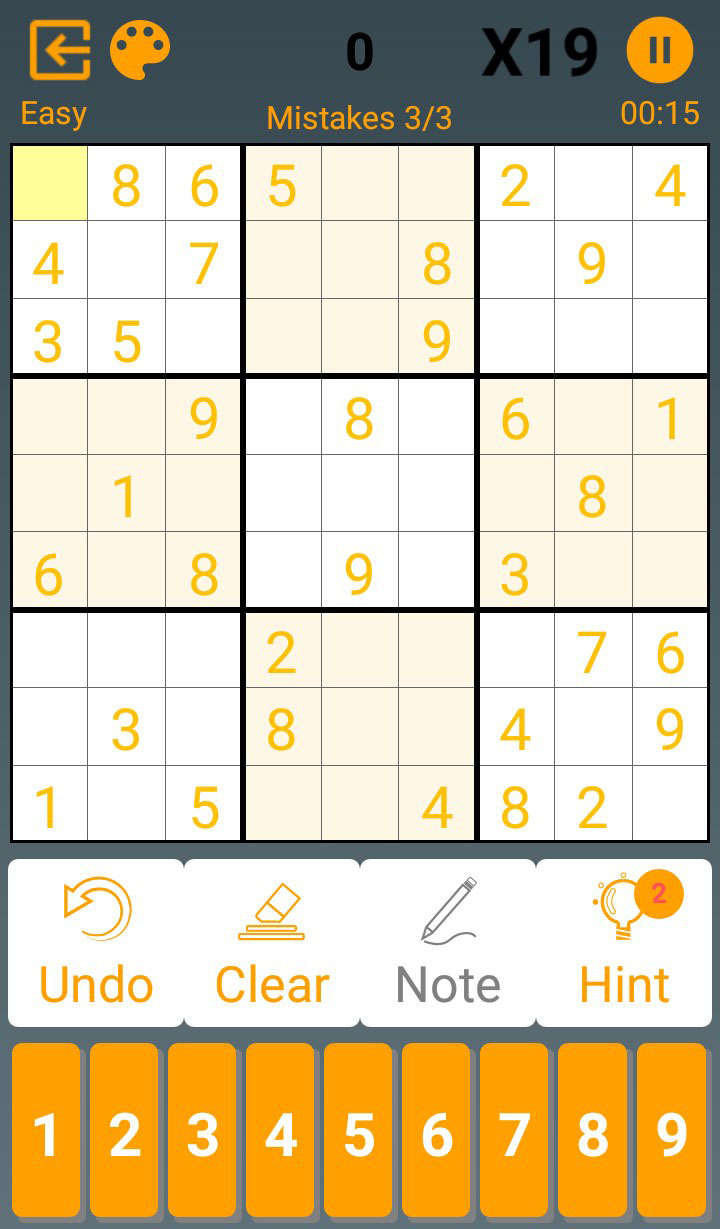 Sudoku скріншот 1