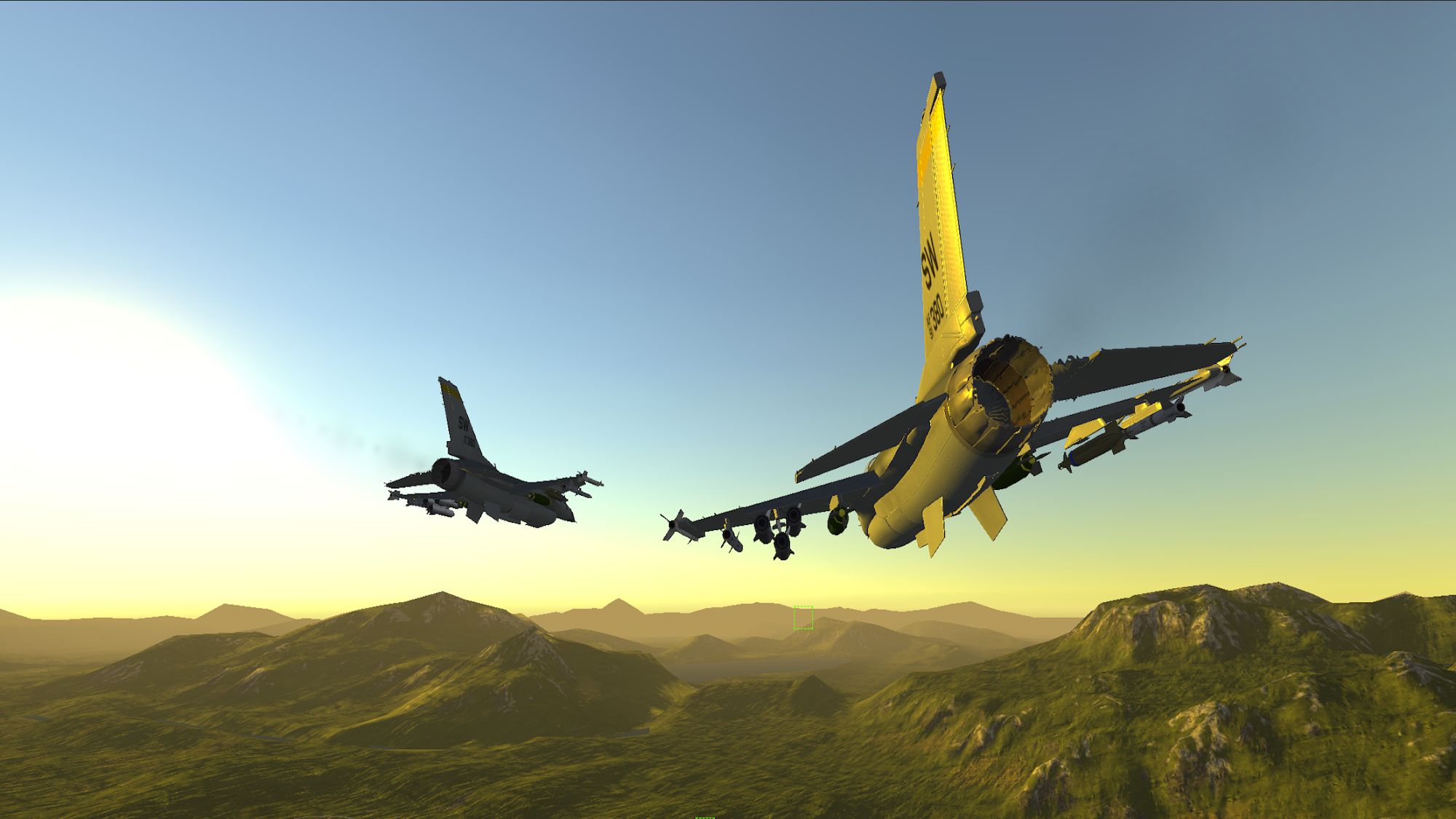 Armed Air Forces - Jet Fighter Flight Simulator スクリーンショット1