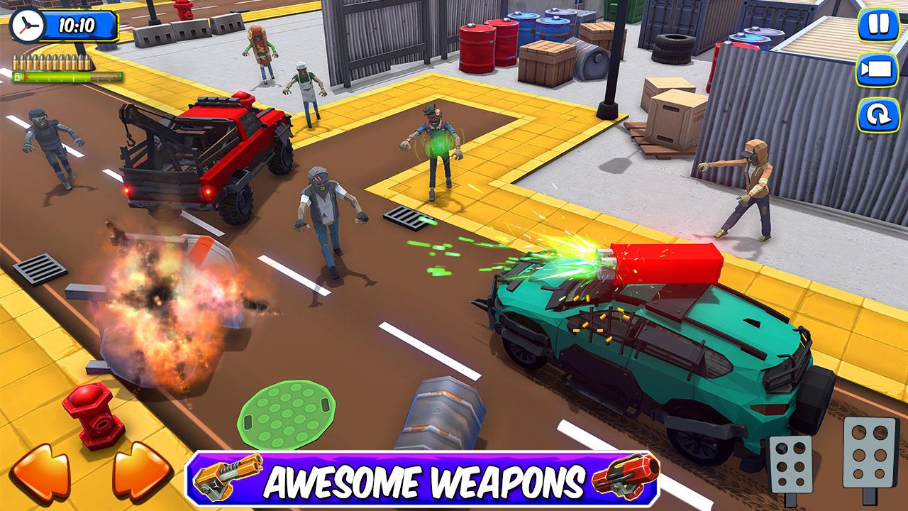 Zombie Squad: Crash Racing Pickup スクリーンショット1