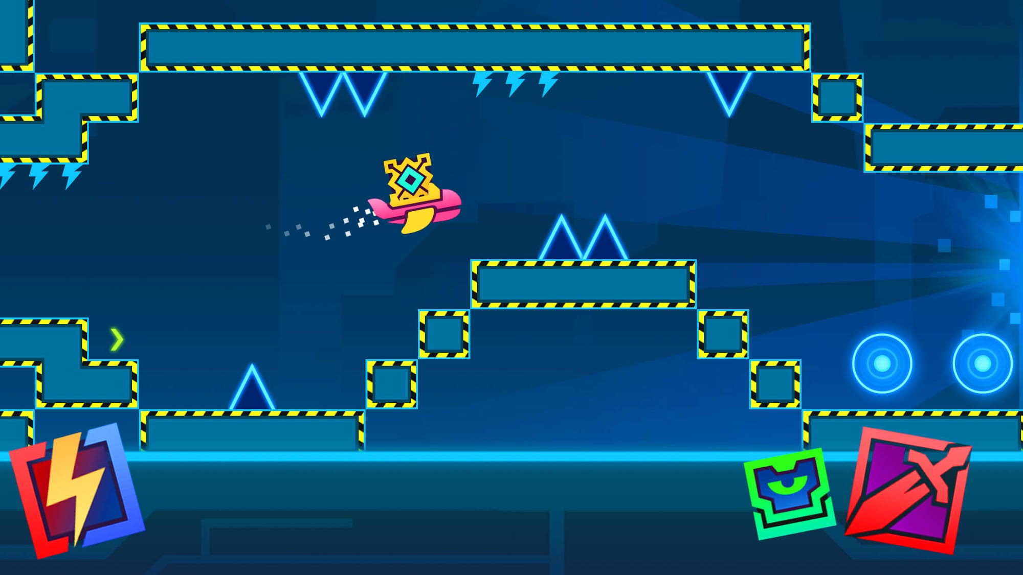 Block Dash: Geometry Jump captura de tela 1