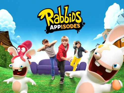 logo Rabbids. Appisodes: The interactive TV show