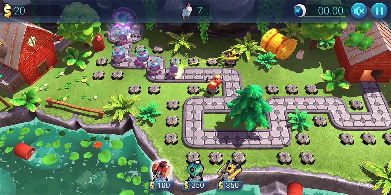 Defenchick TD - Tower Defense 3D game screenshot 1