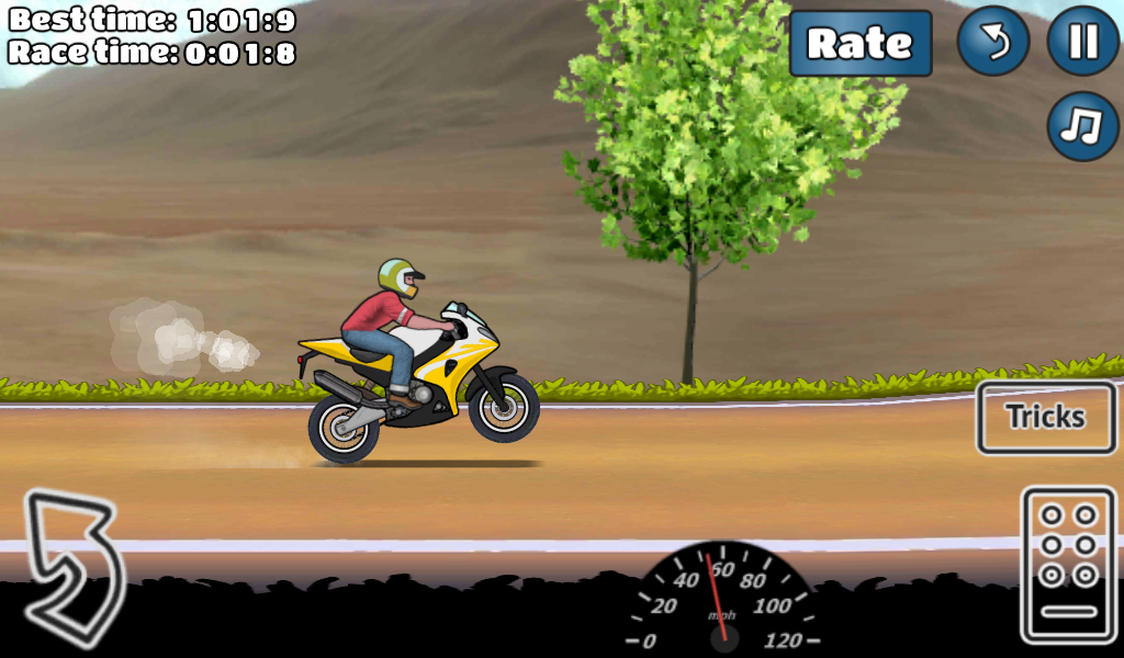 Wheelie Challenge captura de pantalla 1