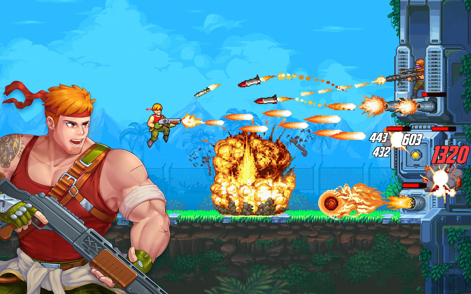 Gun Force: Action Shooting screenshot 1