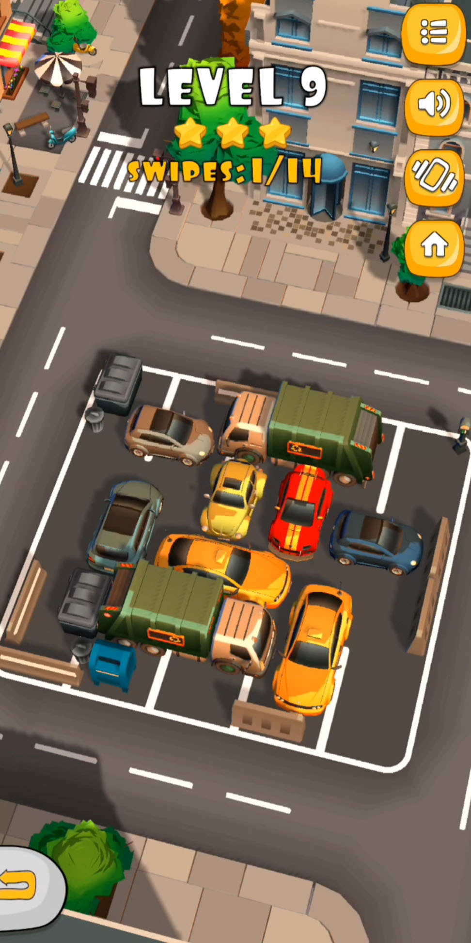 Parking Swipe - 3D Cars Puzzle Jam screenshot 1