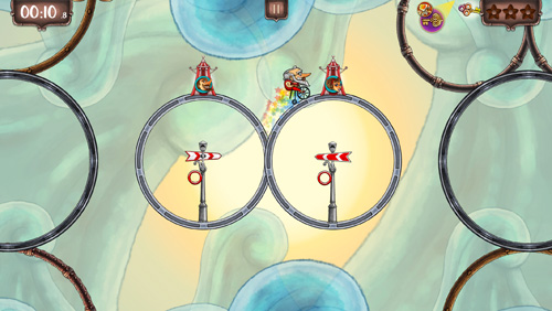 Os Truques com Circulos no Circo
