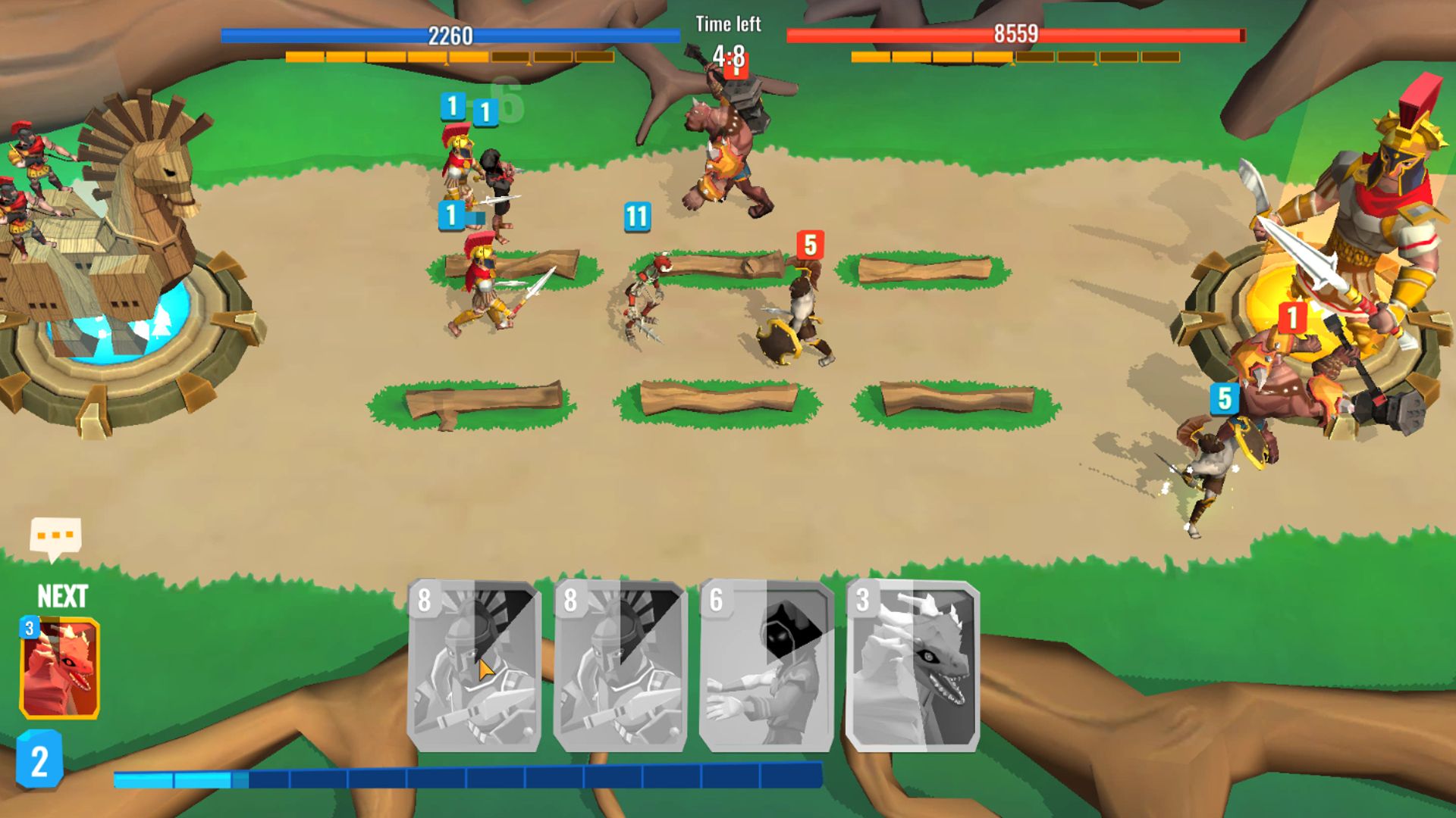 Trojan War 2: Clash Cards Game für Android