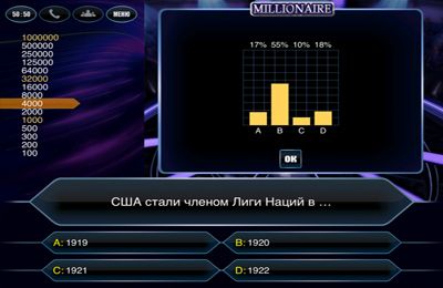 Millionaire premium in Russian