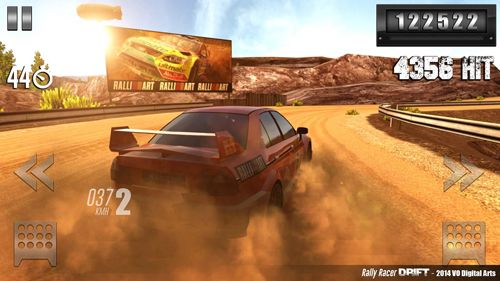 Piloto de rali: Drift para iPhone grátis