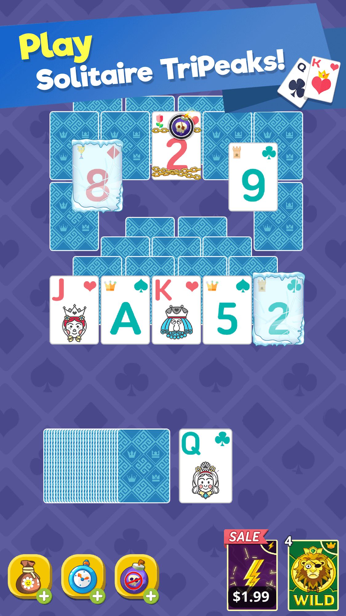 Theme Solitaire Tripeaks Tri Tower PV für Android