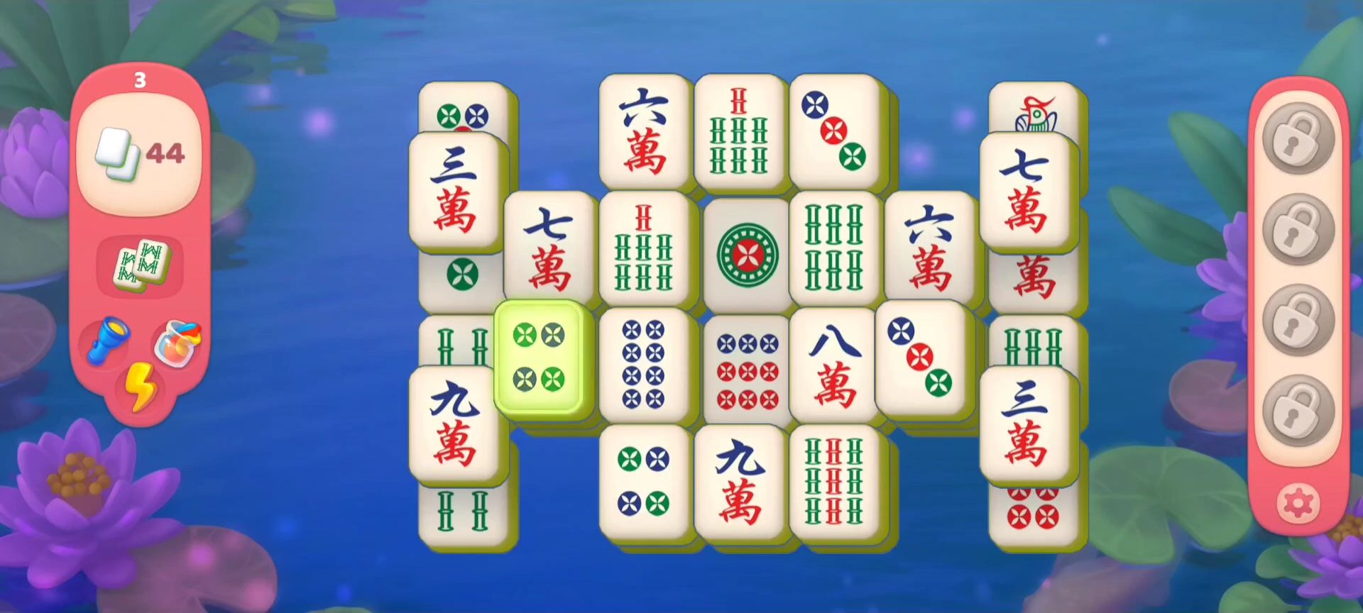 Bewitching Mahjong Solitaire captura de pantalla 1