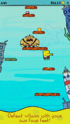 Doodle Jump Sponge Bob Square pants