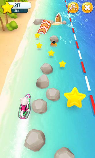 Talking Tom jetski captura de pantalla 1