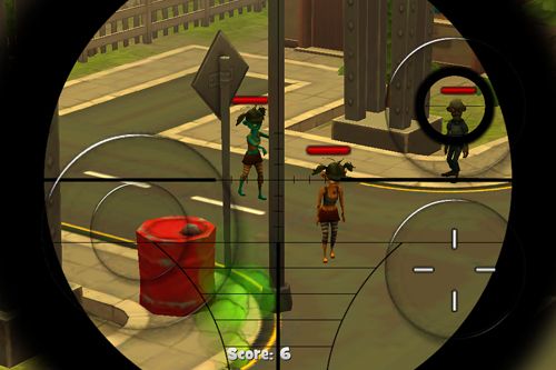 Zombie town: Sniper shooting