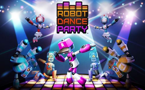 Robot dance party icono