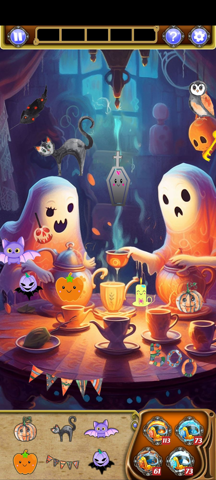 Hidden Object: Happy Halloween captura de pantalla 1