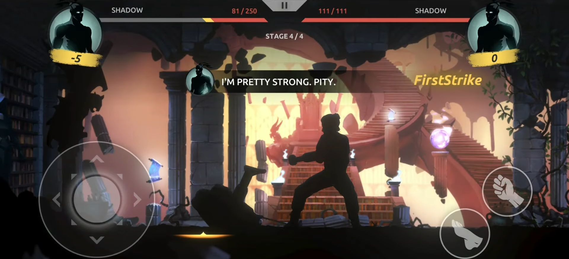 Shadow Fight: Shades captura de pantalla 1