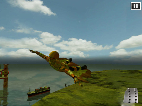 Wing suit: Flying simulator