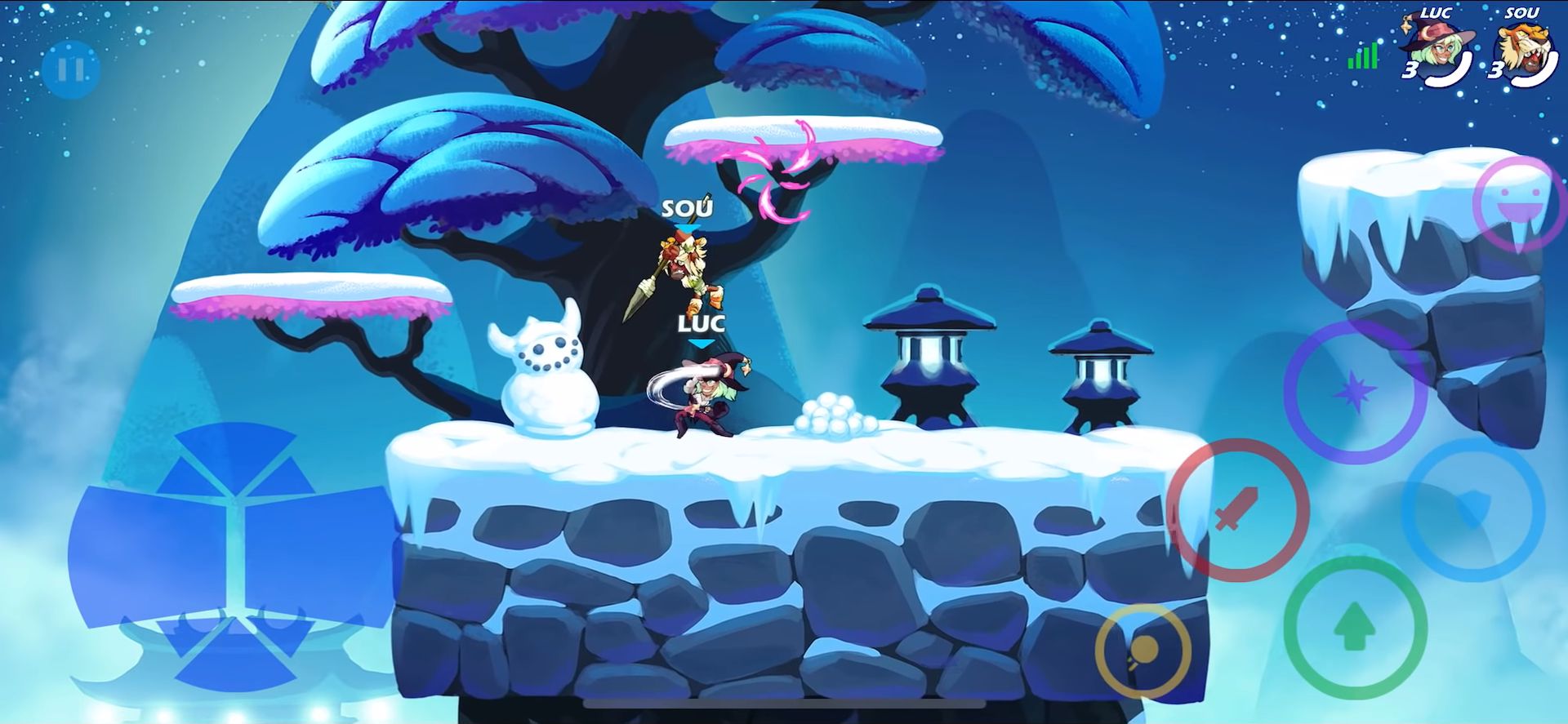 Brawlhalla Mobile captura de tela 1