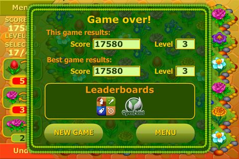 Flower garden: Logical game