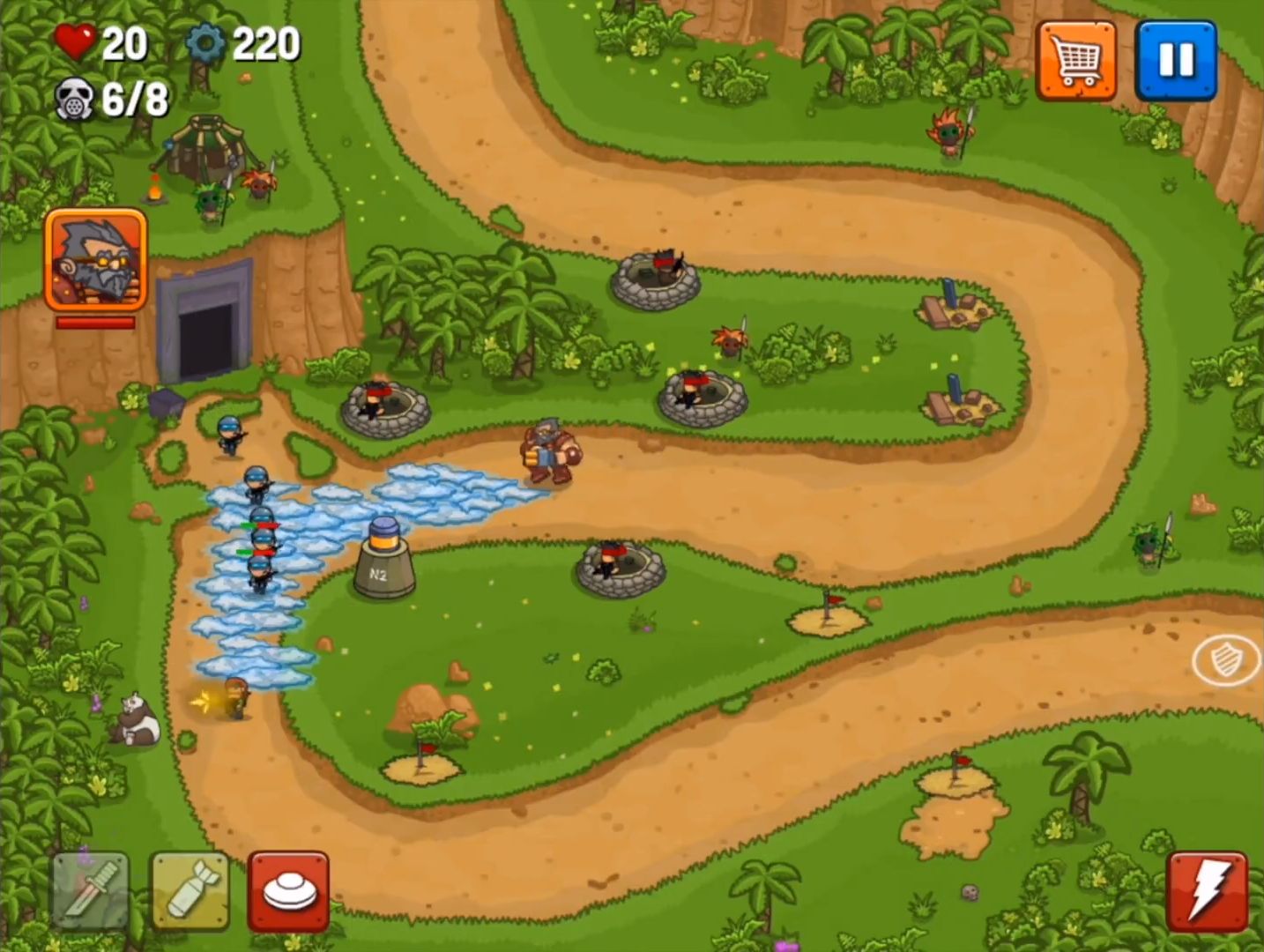 Steampunk Defense: Tower Defense screenshot 1