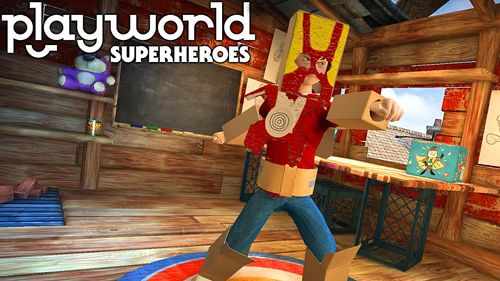 logo Mundo de jogos: Super heróis