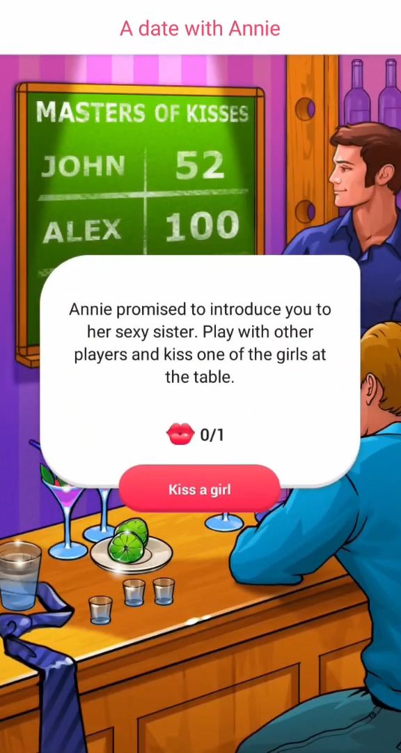 Kiss Kiss: Spin the Bottle for Chatting & Fun screenshot 1